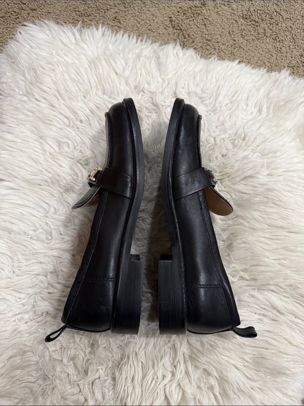 Sam Edelman Christy Black Leather Loafer Women's Size 9.5M - Picture 3 of 10
